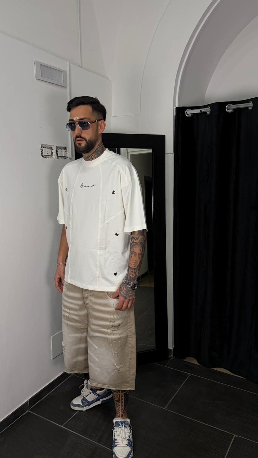 T-shirt Occhielli