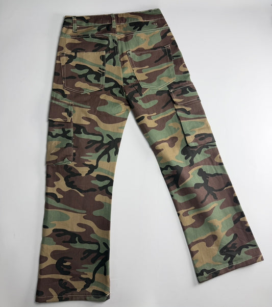 Jeans Cargo Bunker Uomo MIMETICO PATCH
