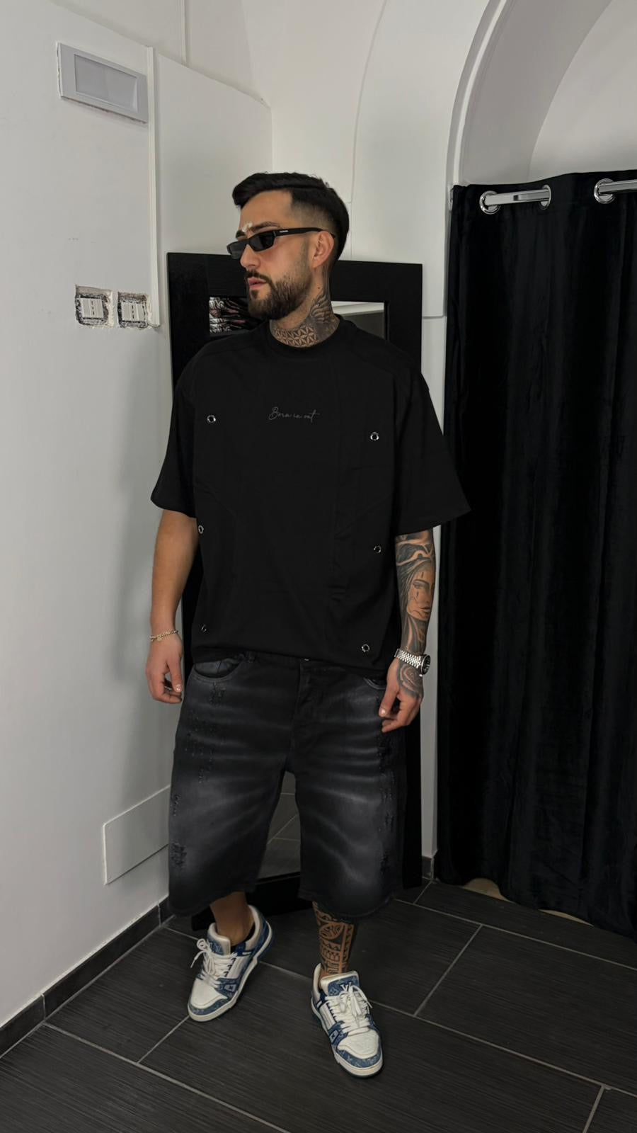 T-shirt occhielli