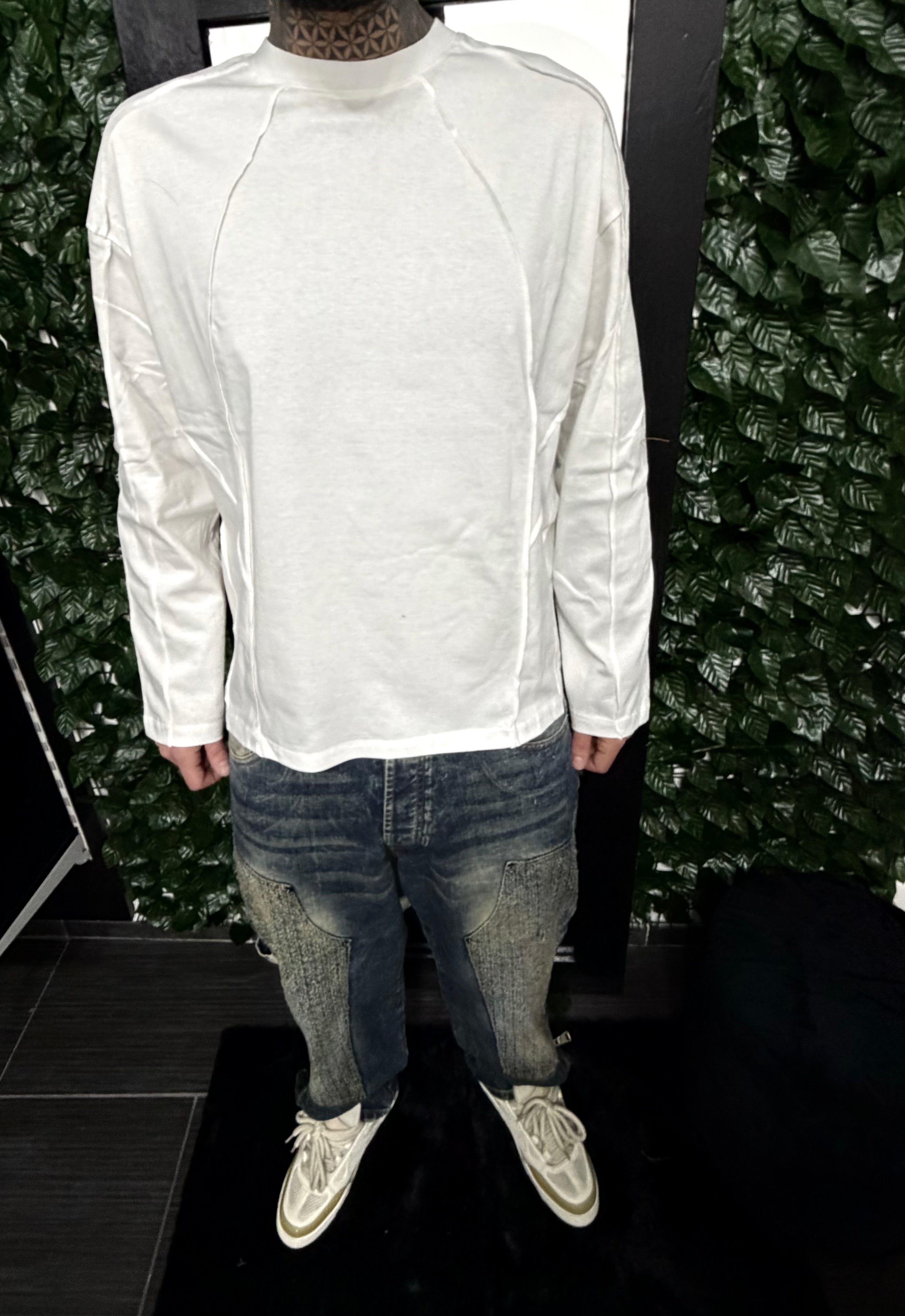 T-shirt long sleeve white