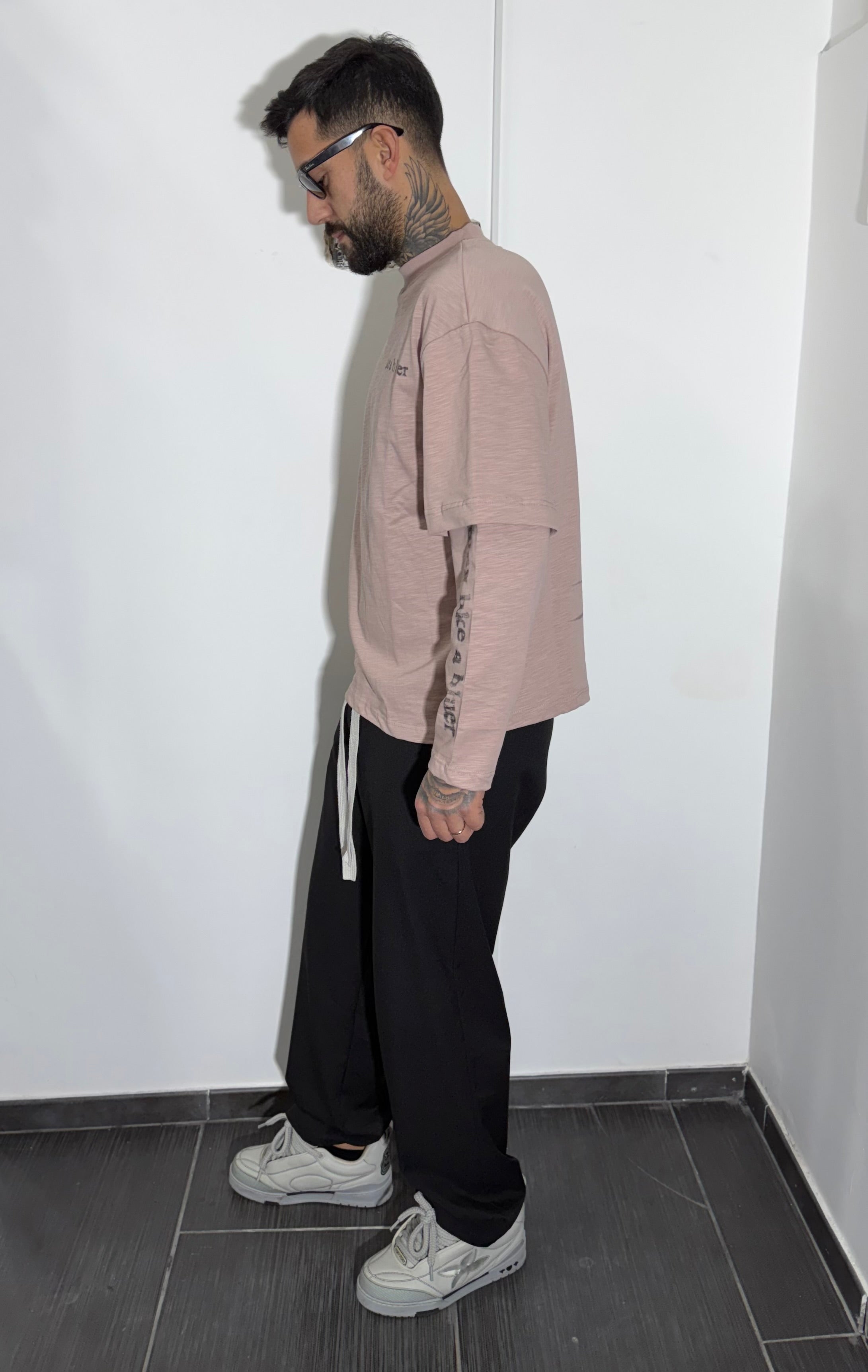 T-shirt double sleeve