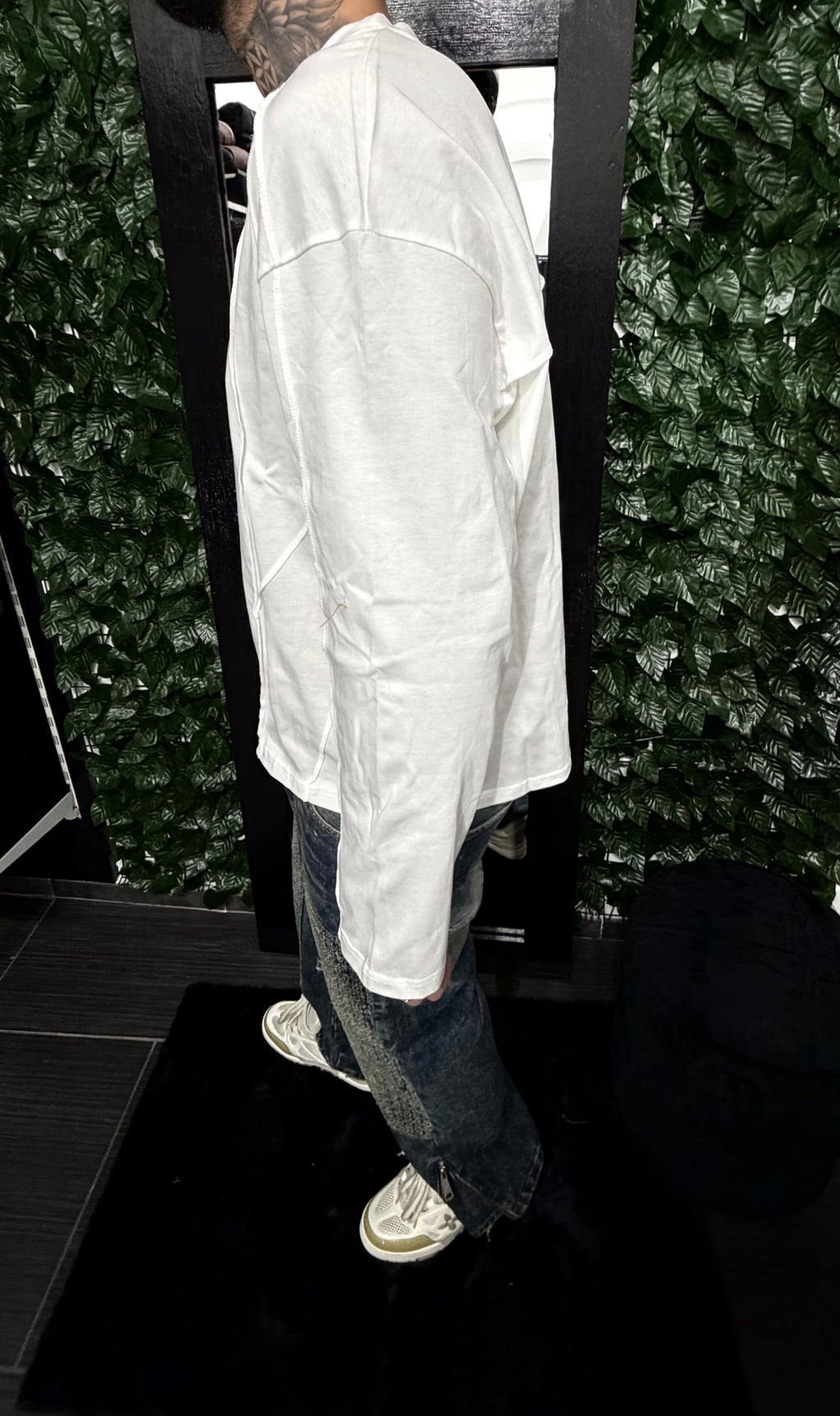 T-shirt long sleeve white