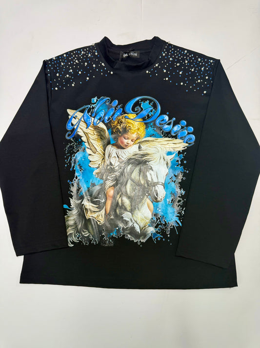 Loong Sleeves Angels Uomo 3265