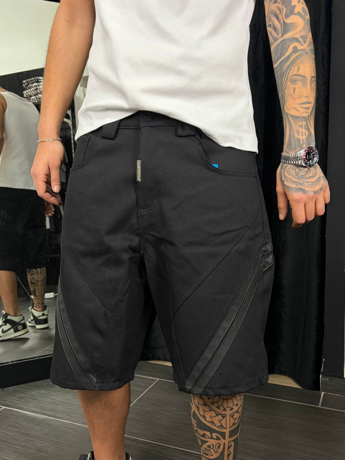 SHORT STRIPES CIANOTIC