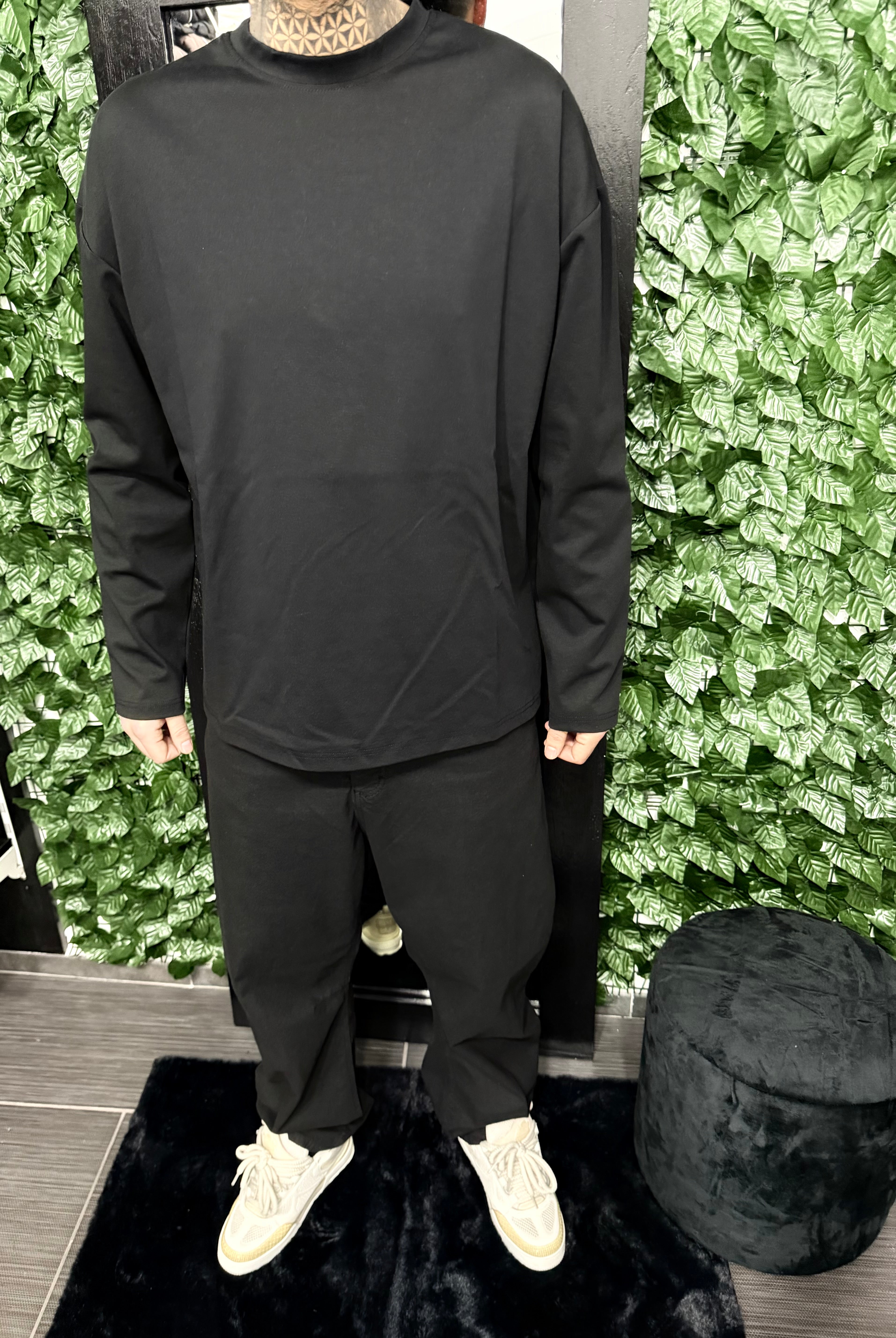 T-shirt long sleeve black