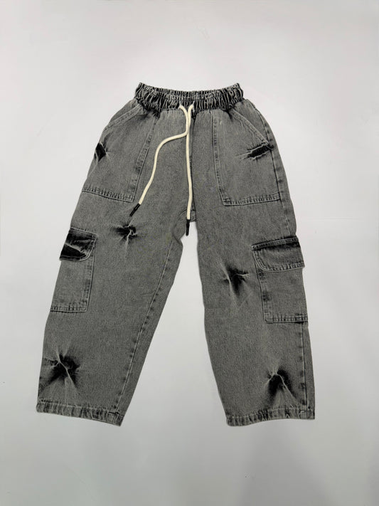Jeans Cargo molla Junior 8049