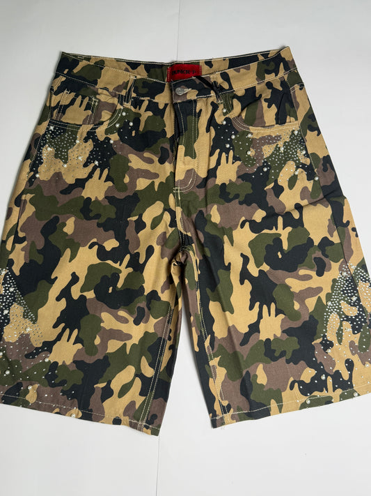 Bermuda Bunker Uomo Mimetico