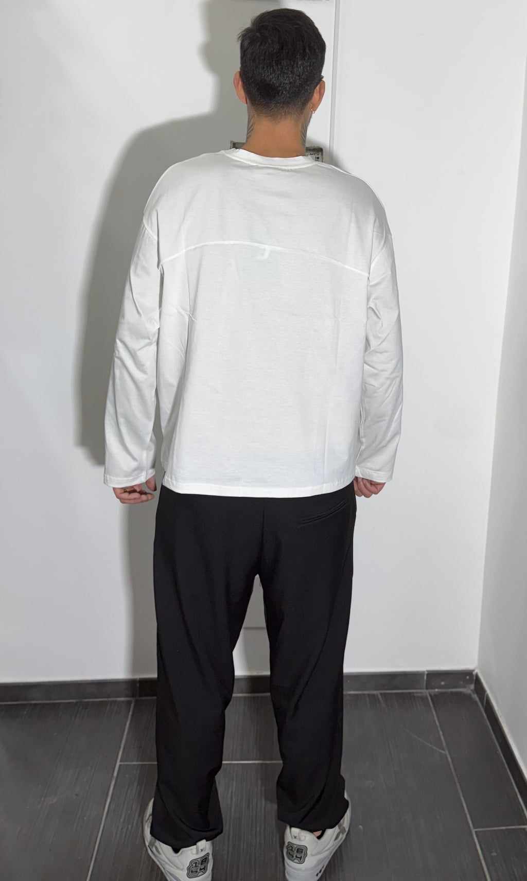 T-shirt long sleeve white
