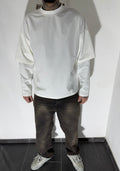 T-shirt double sleeve white