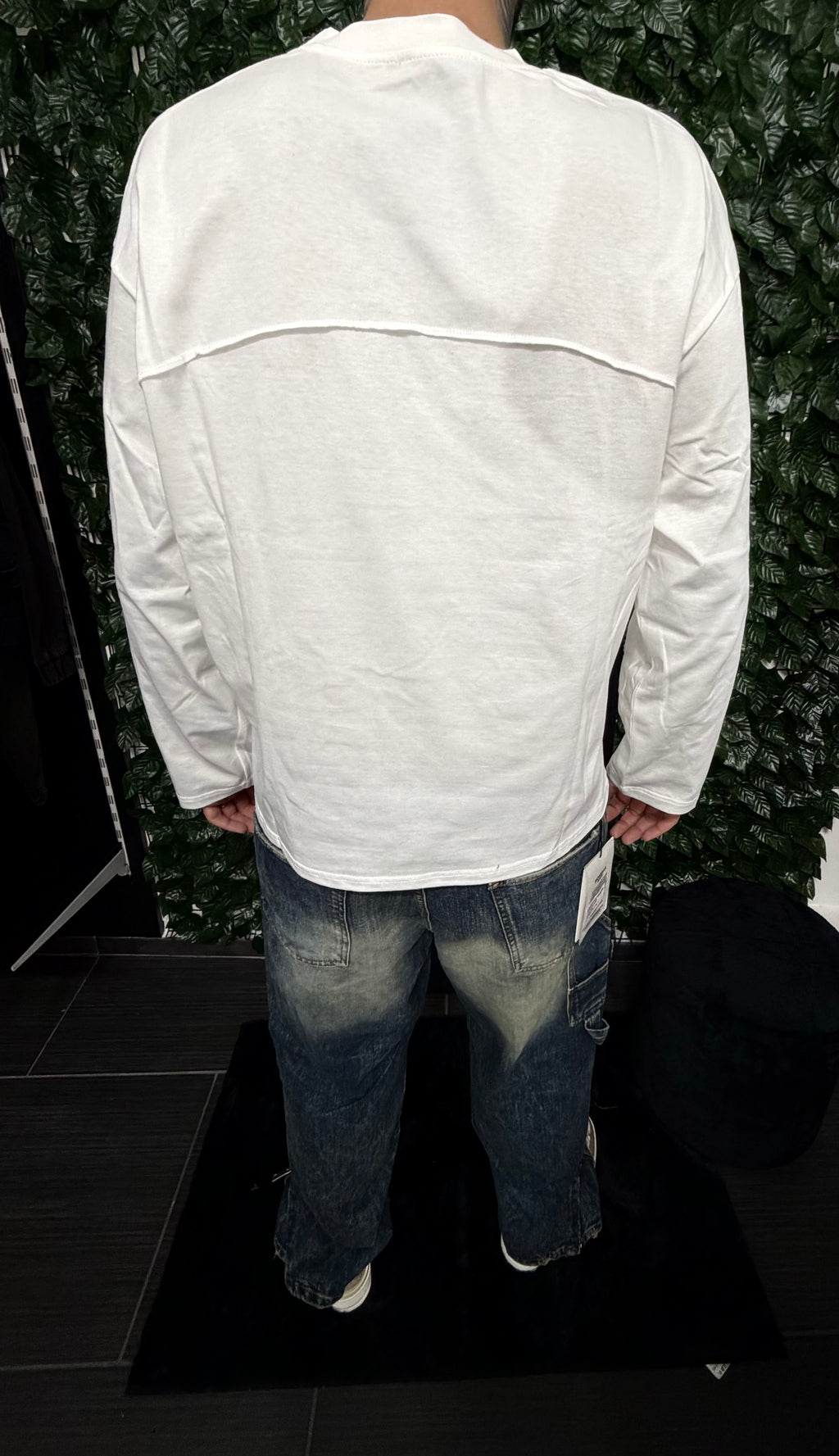 T-shirt long sleeve white