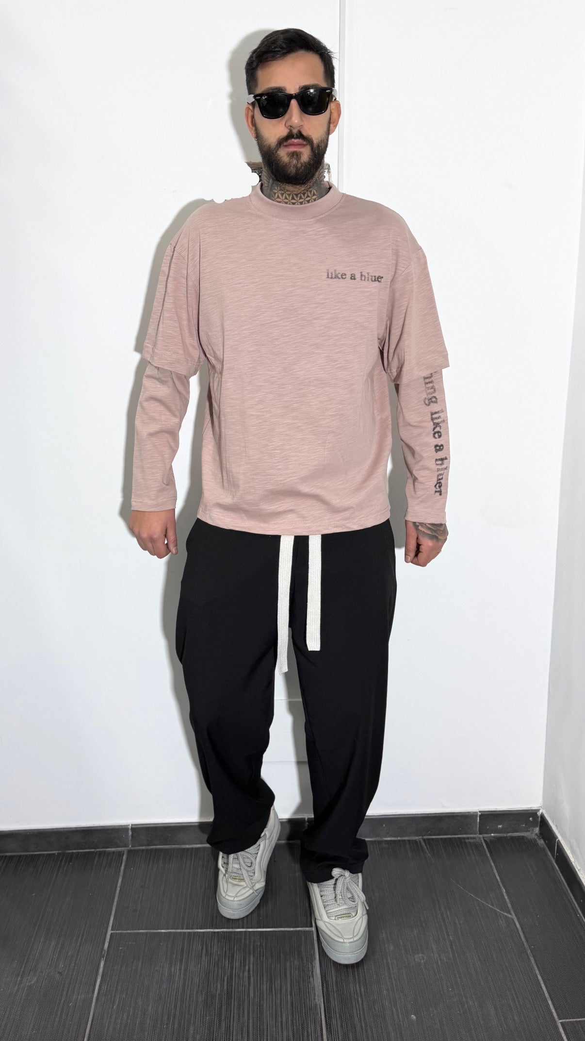 T-shirt double sleeve