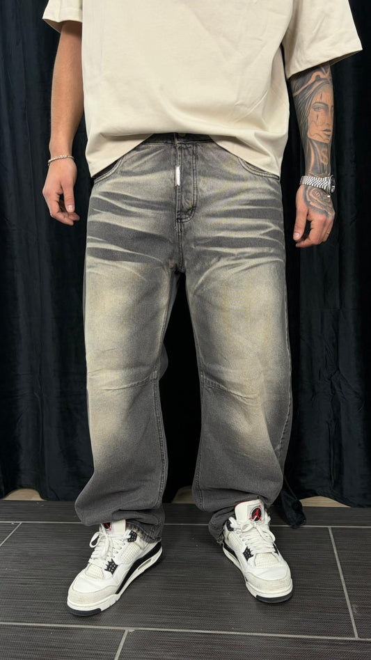 Jeans Grey Spruzzato Brown