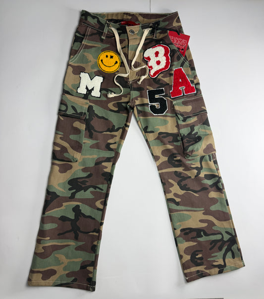 Jeans Cargo Bunker Junior MIMETICO PATCH