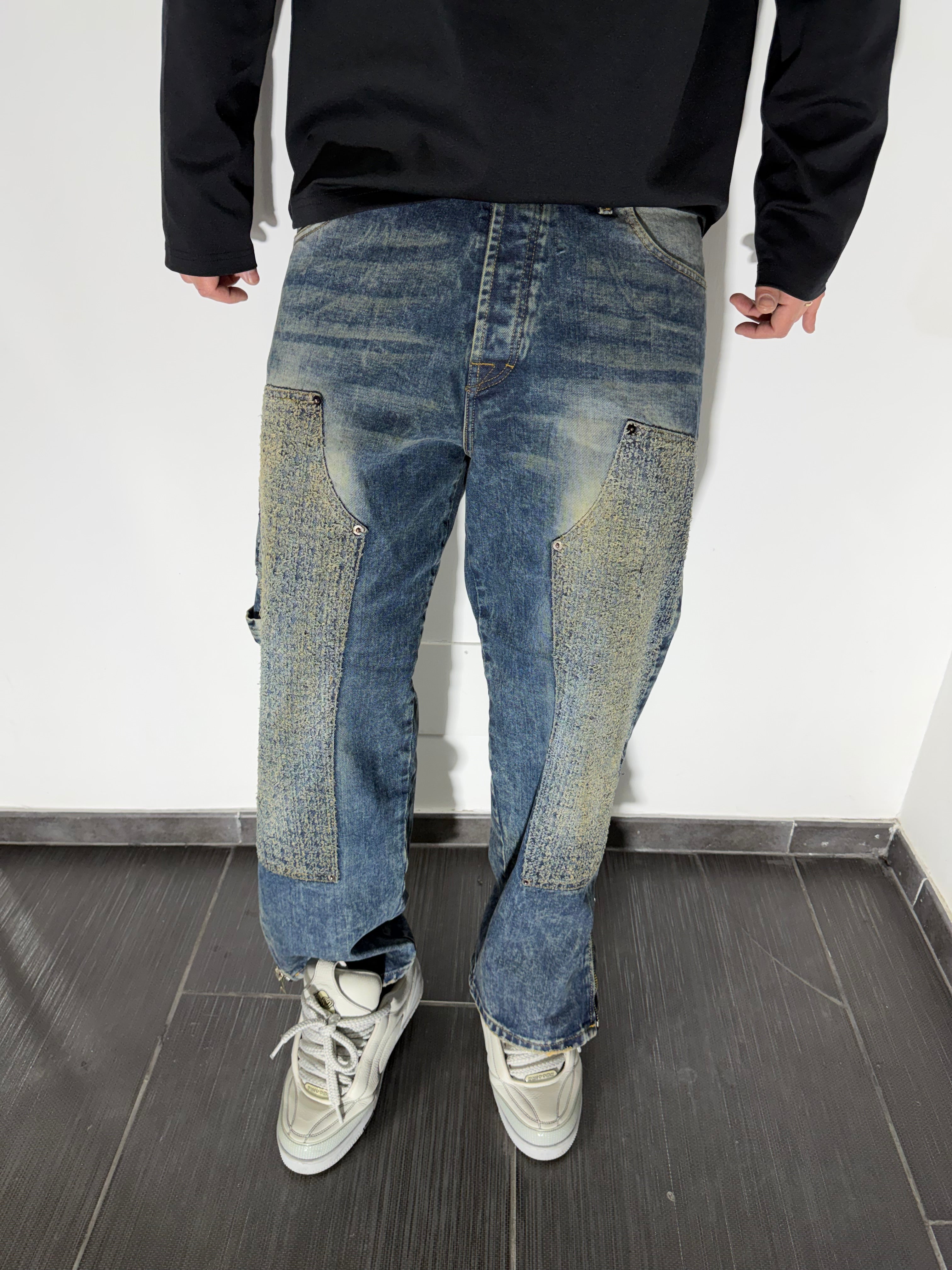 Jeans baggy sfumato